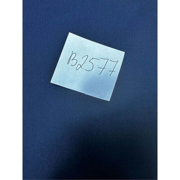 Lafayette 148 Sz 12 Straight Leg Dress Pants Navy Blue Side Zip Wool Blend *Note - Picture 16 of 16